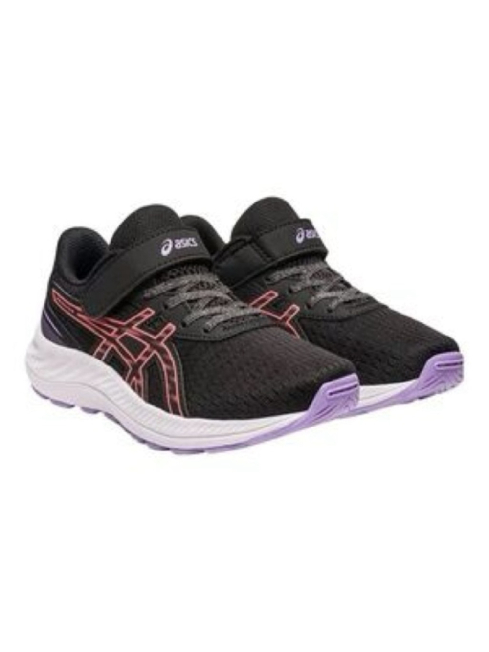 ASICS Kids Shoes - Black and Purple - size 1